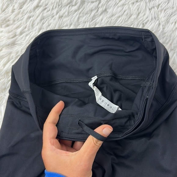 Lululemon Speed Wunder Mid Rise Crop 23" *Speckle Shine Black Deep Coal Silver - Picture 5 of 9